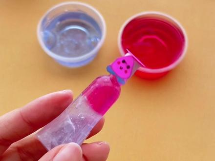 水晶泥迷你牙膏#手工 #手工diy #迷你手工 #儿童手工 #水晶泥