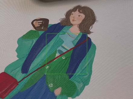 画一位充满春天色彩的女孩,适合学习人物插画或者喜欢时装画的朋友。#跟着抖音学画画 #春天的色彩 #小清新治愈系画作分享 #艺术在抖音 #灵感不打烊-艺术打卡