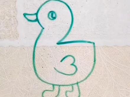 写数字2画小鸭子,非常简单!几笔就画好了!#简笔画 #可爱简笔画#儿童简笔画#简笔画教程#画画教程