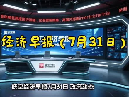 低空经济早报(7月31日)
政策方面,北京召开低空经济产业发展联盟大会,研究成立产业基金;郑州印发相关行动方案,确立“1+4”目标;贵州通航产业获突破,探索特色路径。
市场研究显示,低空经济潜力大,呈现政策主导初期发展、应用场景先物后人、空管融合AI、商业航天支撑、eVTOL向高可靠高续航升级等趋势。
行业数据亮眼,当周低空经济指数涨7.5%,大幅跑赢沪指和创业板指,航天晨光等5只标的涨幅超19%。
企业动态中,亿航智能子公司的全球首个载人eVTOL运营合格证申请获受理。国际上,中阿企业签署10亿美元eVTOL采购协议,德国Lilium公司机型认证获进展。赛迪顾问预测,2026年中国低空经济市场将破万亿。