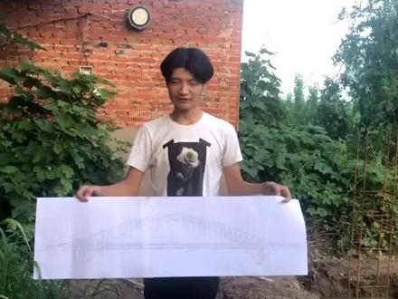 酷爱发明的周口小伙自家菜地里通“高铁”,二期设计规划即将开工!#周口 #发明