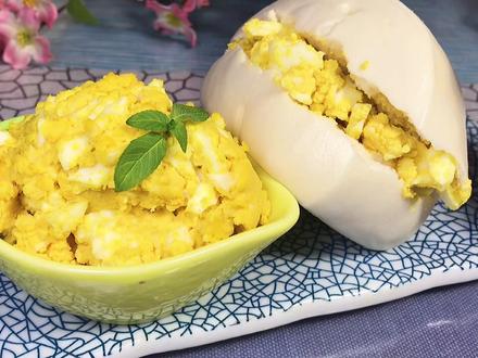 蒜泥捣鸡蛋,这道山东名菜,做法简单风味独特,一定要试试#鸡蛋的神仙吃法 #鸡蛋