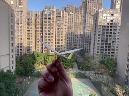 造型很酷的二战原型机#纸飞机 #折纸教程