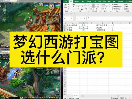 46集|关于打图门派选择【梦幻西游宝图任务门派选择】 #梦幻西游