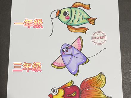 #简笔画 #马克笔儿童画 #简笔画教程 春天来啦,一起学画风筝吧