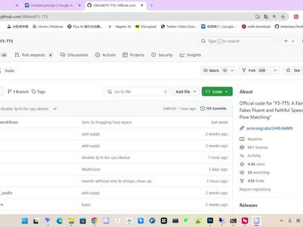 F5 TTS 语音克隆,一键实现 AI 语音合成! 还在为复杂的语音合成技术而苦恼?F5 TTS 语音克隆模型来袭,零样本学习,快速推理,一键实现 AI 语音合成!本期视频带来超详细教程,从模型安装到参数设置,更有论文解读和提示词生成技巧分享,助你轻松玩转 AI 语音合成!
视频亮点:
1 F5 TTS 模型介绍:非自回归模型,DIT 架构,快速高效
2 一键安装包演示:告别繁琐配置,快速上手
3 TTS 语音合成实战:内置文本示例、自定义文本输入、速度调节
4 语音克隆技巧:上传参考音频,精准复制音色和情绪
5 论文解读:Gemini 大语言模型助你快速理解核心技术
提示词生成技巧:利用 Gemini 生成高质量语音合成提示词
#stablediffusion #comfyui #语音克隆 #人工智能