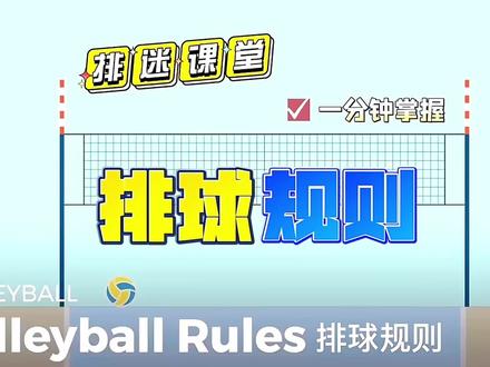 排球课堂~基本的排球规则#排球