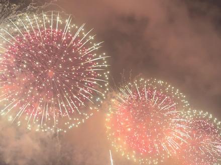 近距离观赏汕头烟花秀,洋沣礼花之夜哈哈#汕头烟花 #洋沣礼花