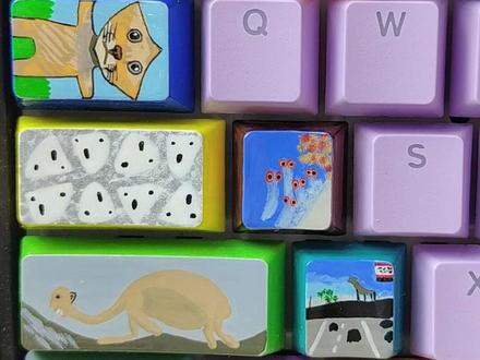 在键盘上画实体档案87:萨卡班甲鱼 #手绘 #艺术在抖音 #怪物 #科普 #diy