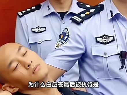 为什么白应苍最后被执行是三针注射而不是吃花生米?