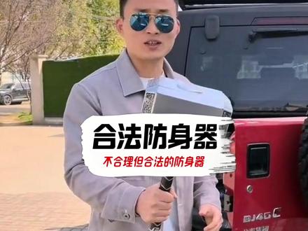 车里放什么东西防身最有用 #离谱 #防身器 #搞笑