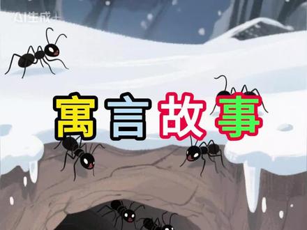 寓言故事 | 《蚂蚁与屎壳郎》 #儿童睡前故事 #寓言故事 #伊索寓言 #蚂蚁与屎壳郎