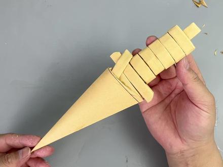 用纸折一把三角刀,你就是街上最靓的仔 #折纸 #折纸教程