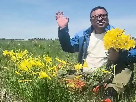 采黄花菜 风动黄花,摇曳天边,多少往事,缱绻草原。暮然回首,仿佛昨天。珍惜当下,九州牧野。煮一箫清声佐酒,唱一阕烟雨无痕。若梦红尘任飘扬?别让遗憾,重现人间。星汉狂歌,荡尽江湖尽逍遥!#绿色草原风光 #原创视频 #旅行推荐官 #采黄花菜