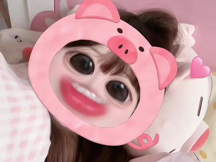 小猪小猪🐷软乎乎 遇到困难呼噜噜💤呼噜噜是什么意思呀?呼噜噜就是睡觉😪的意思啦~晚安mua😘#小猪猪🐷 #晚安