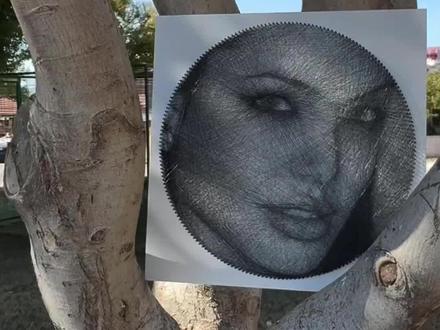 钉子绕线画原理 #科普 #钉子绕线画 #涨见识