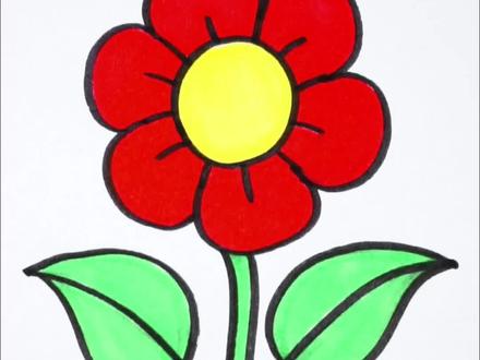 #简笔画 #一学就会的简笔画 花朵简笔画@抖音小助手