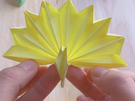 可以开屏的孔雀#手工 #折纸教程 #手工折纸教学 #折纸 #手工diy
