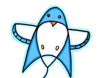 十秒画风筝简笔画#简笔画 #放风筝 #小燕子