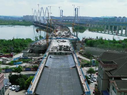涪江六桥联动老城新城新动脉#家乡建设