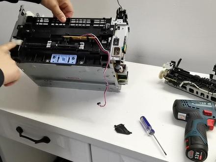 HP 1020打印机卡纸,拆机视频。