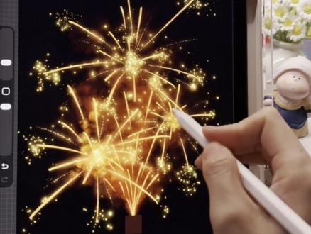 元旦快乐!今天画璀璨烟花,快一起来画吧!procreate 超简单绘画过程~
注:文字前方有此“🔵”标志表明需要新建图层再画哦!
#2025年度精选内容盘点 #抖音精选宠粉福利 #绘画过程分享 #procreate绘画 #烟花