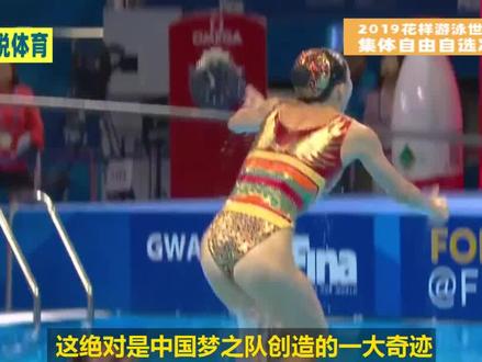 铿锵玫瑰!八位中国金花在泳池惊艳全场,诠释何为中国力量!#花样游泳 #体育 #中国骄傲 #冠军