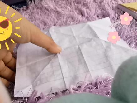 折纸正方形三等分盒子#折纸小盒子教程