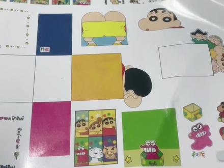 蜡笔小新卡册二(上)#手工diy #教程 #一起玩手工吧 #豆豆本 #动手制作