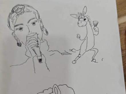 子恒的漫画日记 看春晚