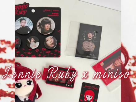 Jennie x miniso 美萌周边大开箱 #jennie #jennie金智妮 #jennie同款 #miniso #周边开箱