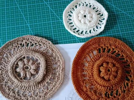 钩针编织 草帽单元花教程@智慧舒兰7i