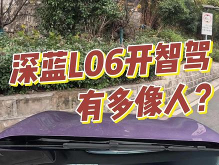 来看看深蓝L06的辅助驾驶有多类人? #深蓝L06 #辅助驾驶 #新能源领航计划 @深蓝汽车