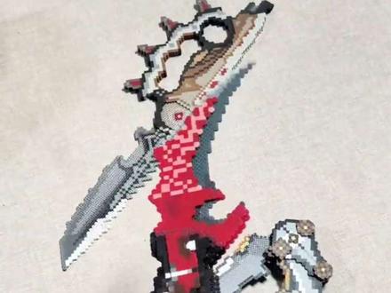 三角洲赤枭立体拼豆#拼豆#三角洲 #赤枭 #拼豆