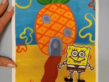 今天教大家画海绵宝宝的菠萝屋,大家还有什么喜欢的动画片,评论告诉我我来画呀#创意美术 #画画 #儿童 #幼儿园 #儿童画 @抖音小助手