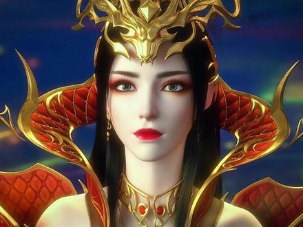 美杜莎女王得到九彩吞天蟒传承,药老晋升一星斗圣了