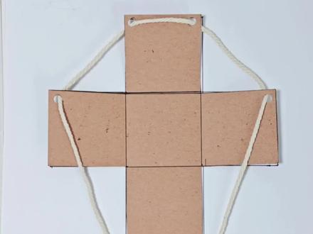 动手学数学正方体展开抽拉立体模型简单详细教程