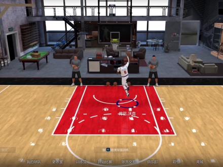 迟疑步衔接山姆高德,库里背运,大背运,手柄教学#nba2konline2 #2kol2 #nba2kol2