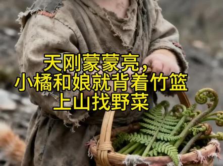 #创作灵感 #民间故事
小橘猫孤儿寡母卖野菜