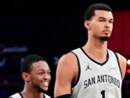 马刺力克雷霆晋级NBA杯决赛#文班亚马 #雷霆 #亚历山大