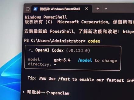 用codex cli 装个openclaw可以一键安装,就分享到这吧,你甚至都不用点鼠标!#codex #openclaw #chatgpt #gpt #AI