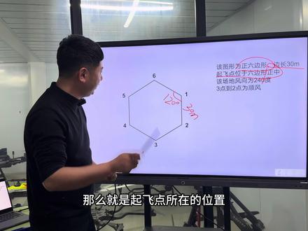 #地面站考试 起飞点位于六边形正中➕风向条件航向 #无人机培训 #caac无人机执照