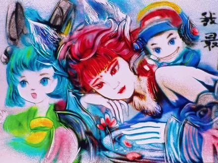 妲己怎么画? 沙画呈现王者妲己,这么画,想必操作也不差吧!#妲己#王者荣耀 #我就这样开启2026