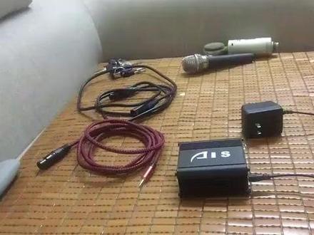 创新内置声卡,搭配电容麦+幻想电源连接教程