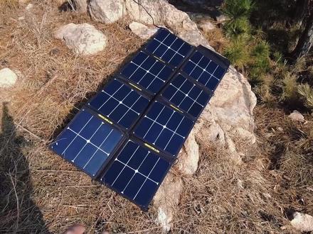 晒2小时用1天:奈特科尔100W太阳能板FSP100 #太阳能充电 #户外装备 #露营 #移动电源