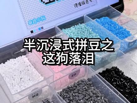 半沉浸式拼豆之这狗落泪
#这狗 #沉浸式拼豆 #拼豆图纸 #拼豆豆手工 #拼豆日常