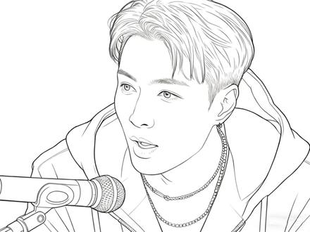 张艺兴量身定制起床闹铃,宝宝们快来收藏!#张艺兴 #张艺兴大花轿 #手绘