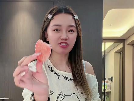 买回去放5-7天再吃,放得越久越甜~#柚子 #红柚