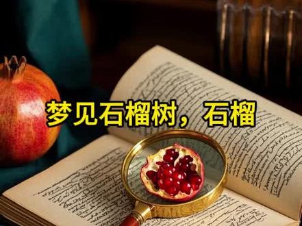 梦见石榴树,石榴 #梦 #解梦 #潜意识 #玄学