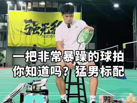 #杨晨大神 一把非常暴躁的球拍,拍如其名,你知道吗?猛男标配#羽毛球 #均衡之刃 #的幸